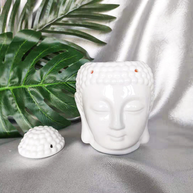 wholesale Buddha head ceramic oil burner (1).jpg